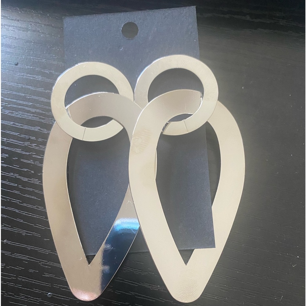 Silver earrings
